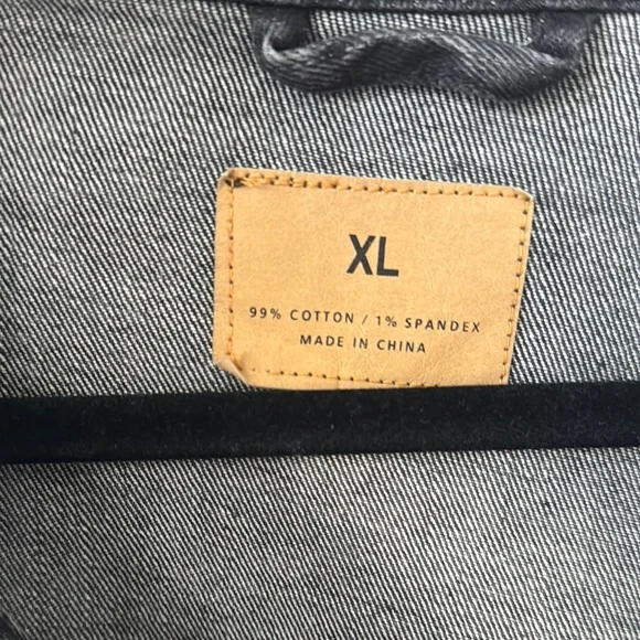 Black denim jacket - Picture 3 of 3